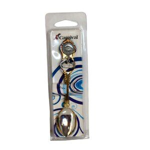 Carnival Cruise Line Collectible Souvenir Spoon With Ship Design